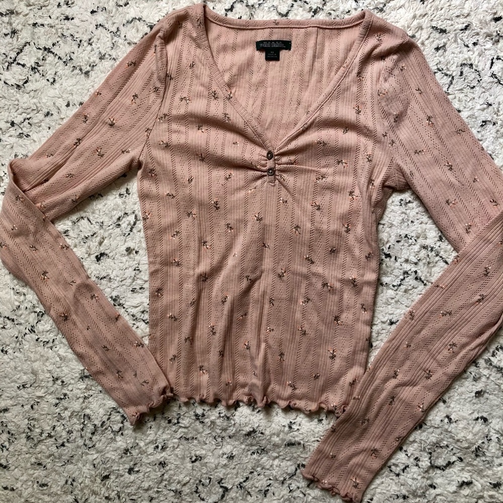 🖤 wild fable floral top